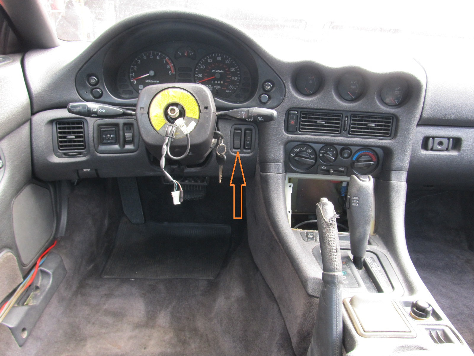 94 95 96 97 Mitsubishi 3000GT OEM Dash Switch Delete Filler Cap