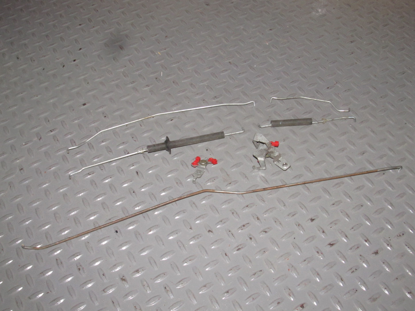 89 90 91 92 Toyota Supra OEM Door Linkage Rod & Clips - Right Set