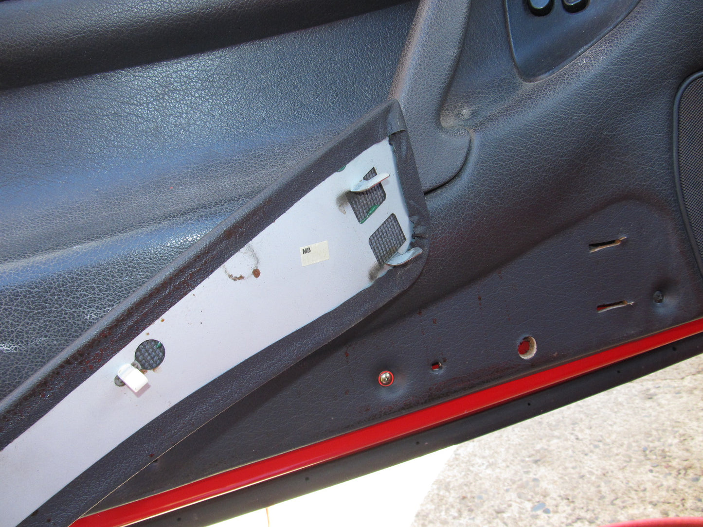 94 95 96 97 Mitsubishi 3000GT OEM Door Panel Lower Carpet Panel - Left