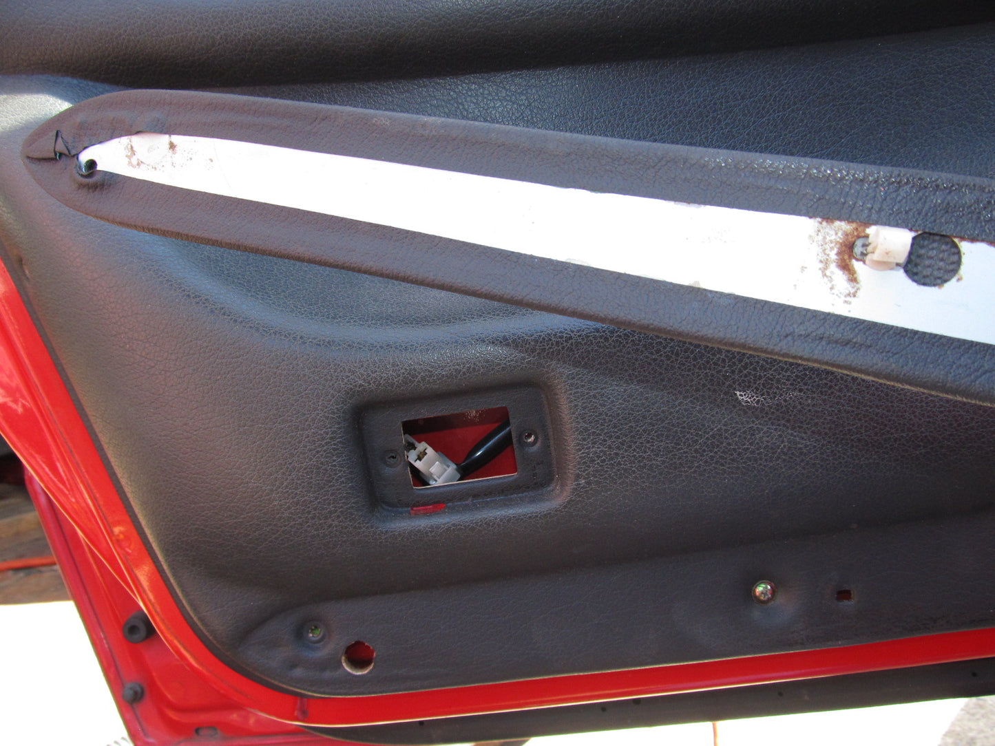 94 95 96 97 Mitsubishi 3000GT OEM Door Panel Lower Carpet Panel - Left