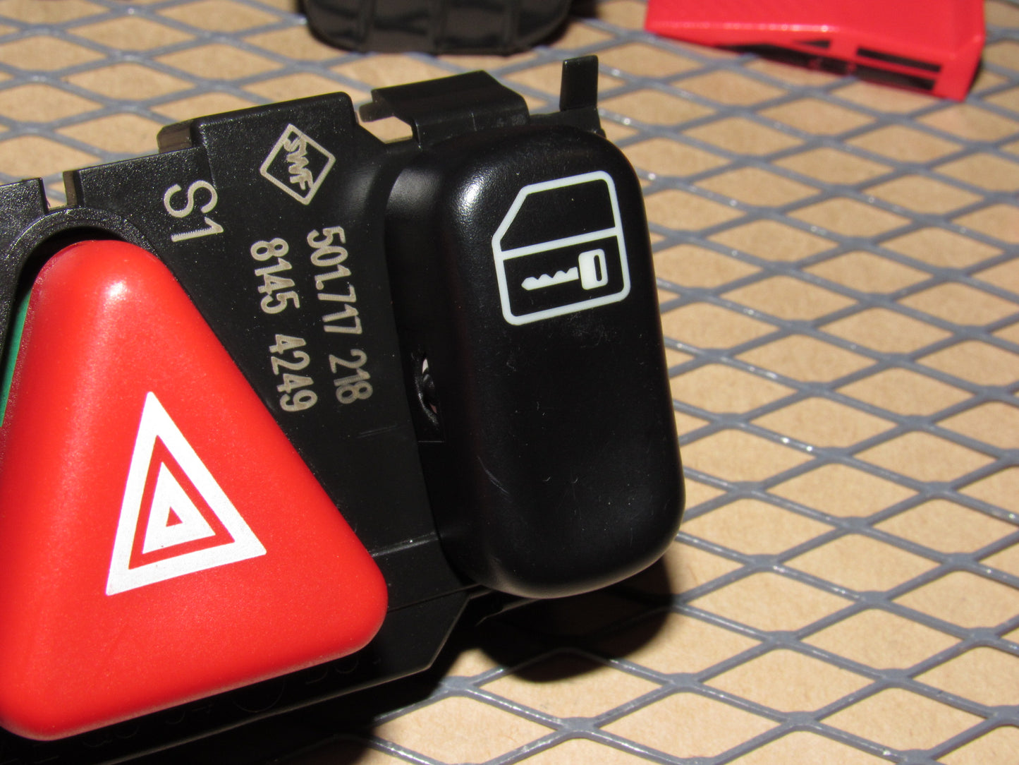 97-04 Mercedes SLK 230 OEM ASR Door Lock & Hazard Light Switch