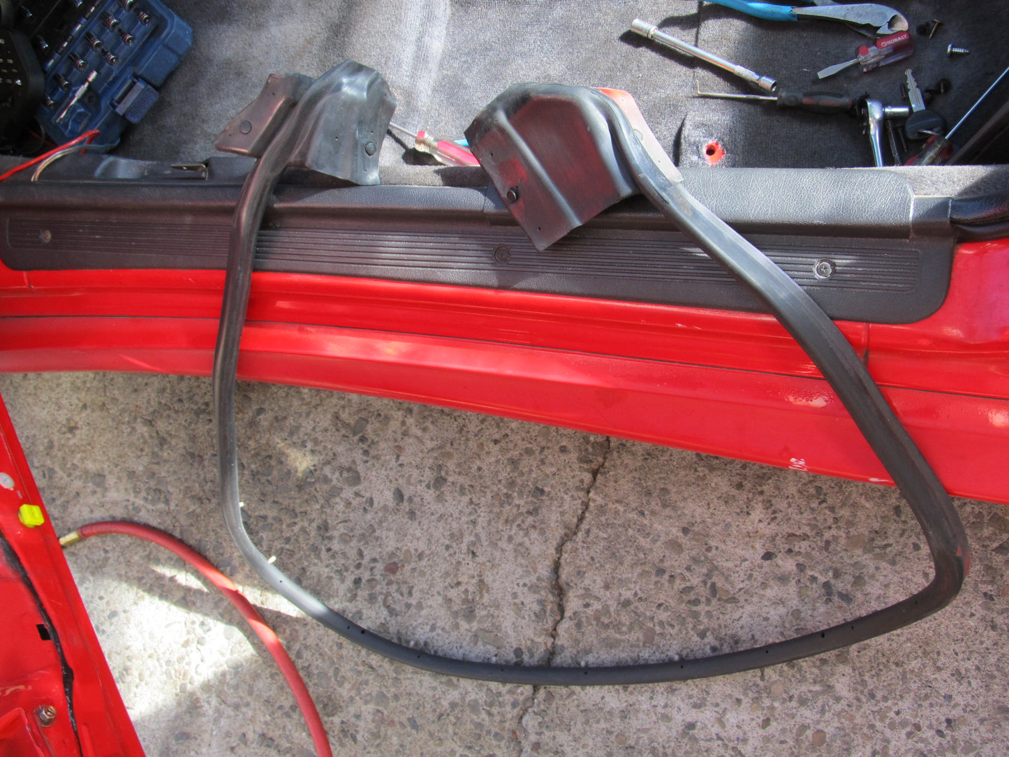 94 95 Mitsubishi 3000GT OEM Door Rubber Seal Weather Stripping - Left