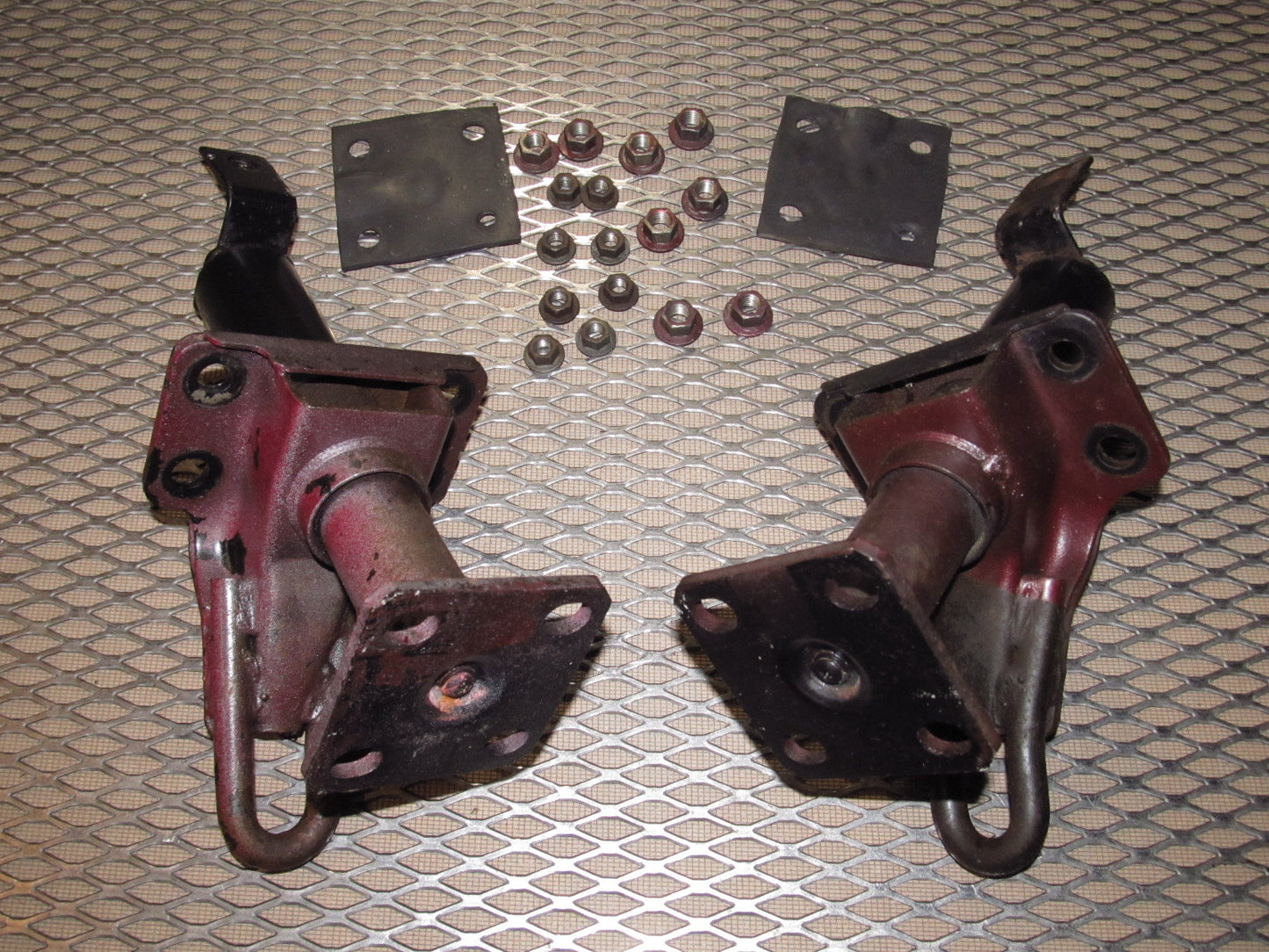 79 80 Datsun 280zx OEM Rear Bumper Reinforcement Bracket - Set