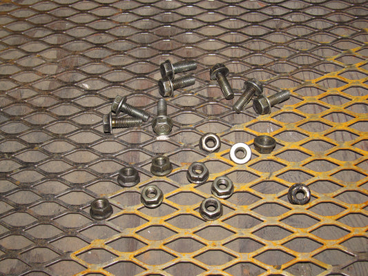 88 89 90 91 Honda CRX DX 1.5L Oil Pan Mounting Bolts & Nuts