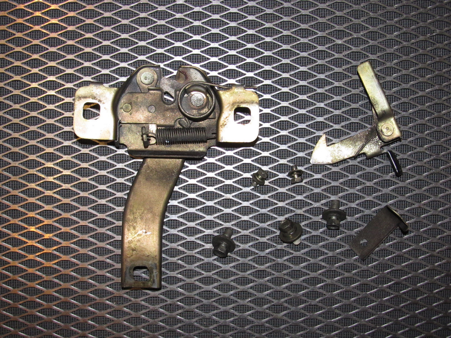 81 82 83 Datsun 280zx OEM Hood Latch & Striker Set
