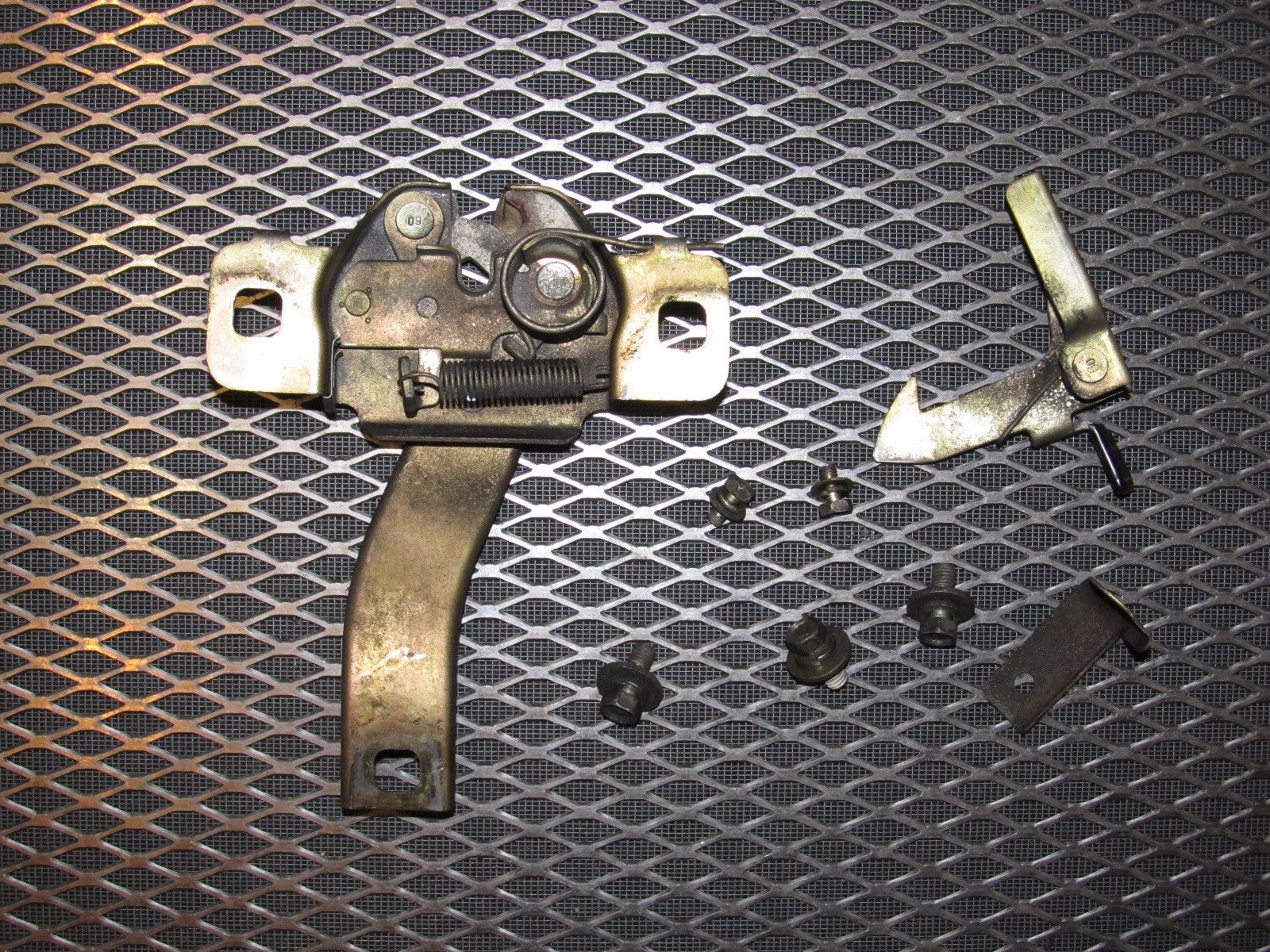 81 82 83 Datsun 280zx OEM Hood Latch & Striker Set
