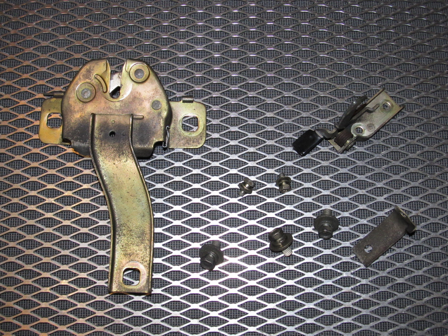 81 82 83 Datsun 280zx OEM Hood Latch & Striker Set