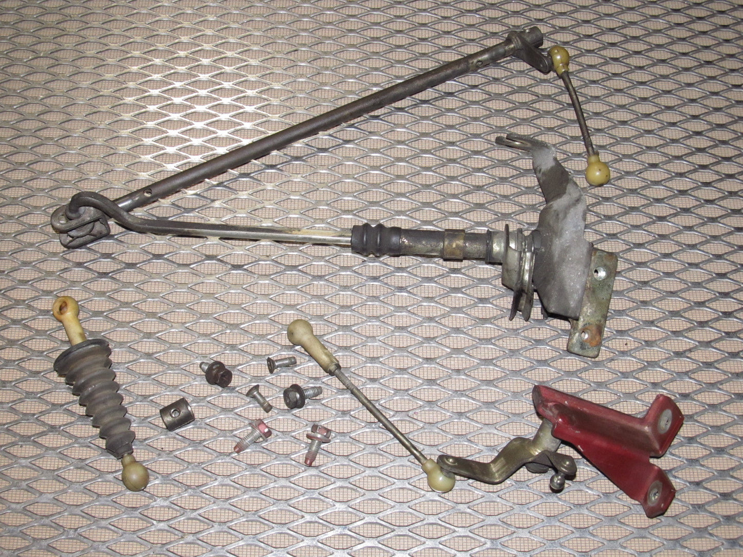 79 80 Datsun 280zx OEM Manual Throttle Body Linkage & Bell Crank