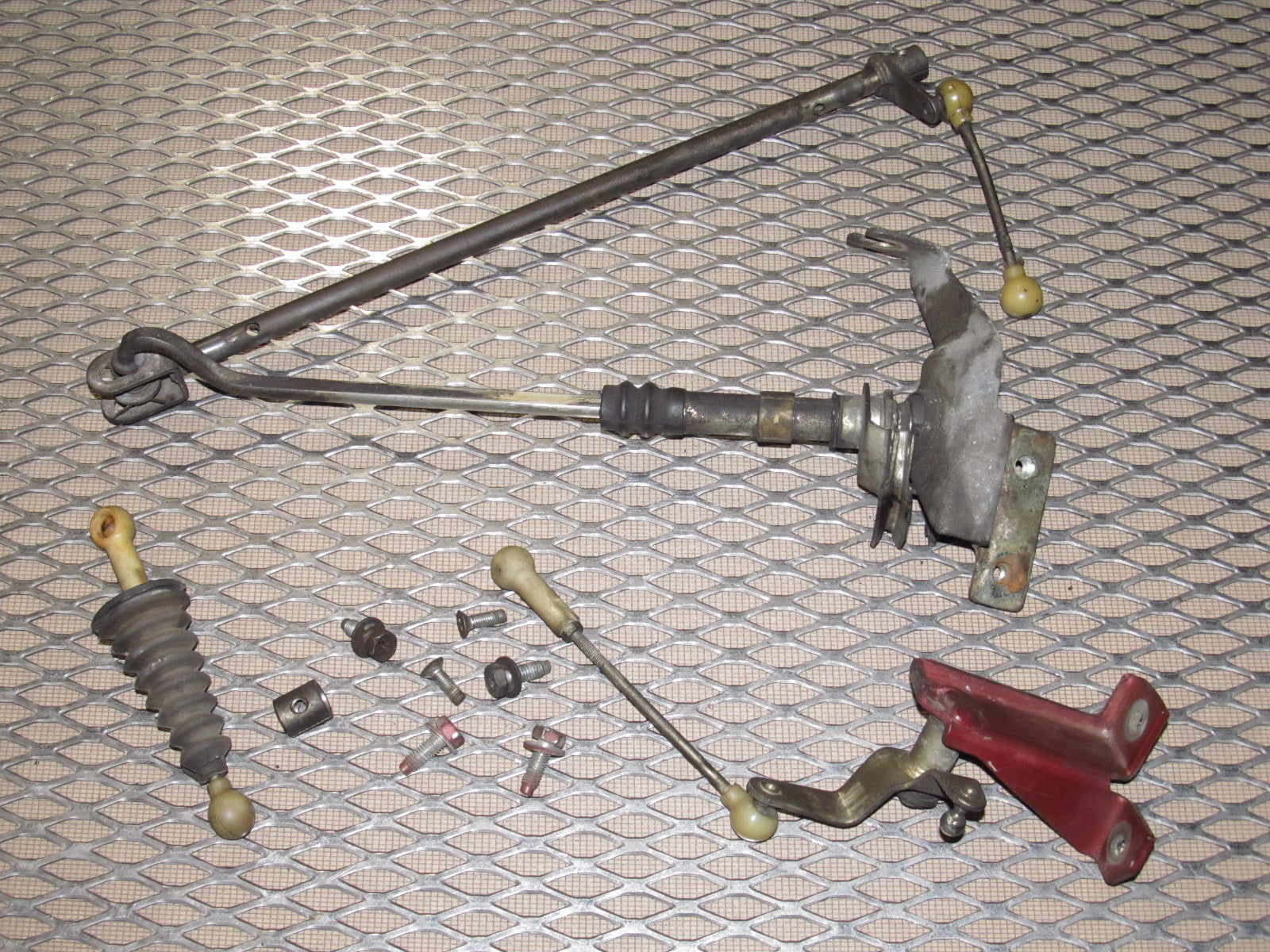 79 80 Datsun 280zx OEM Manual Throttle Body Linkage & Bell Crank