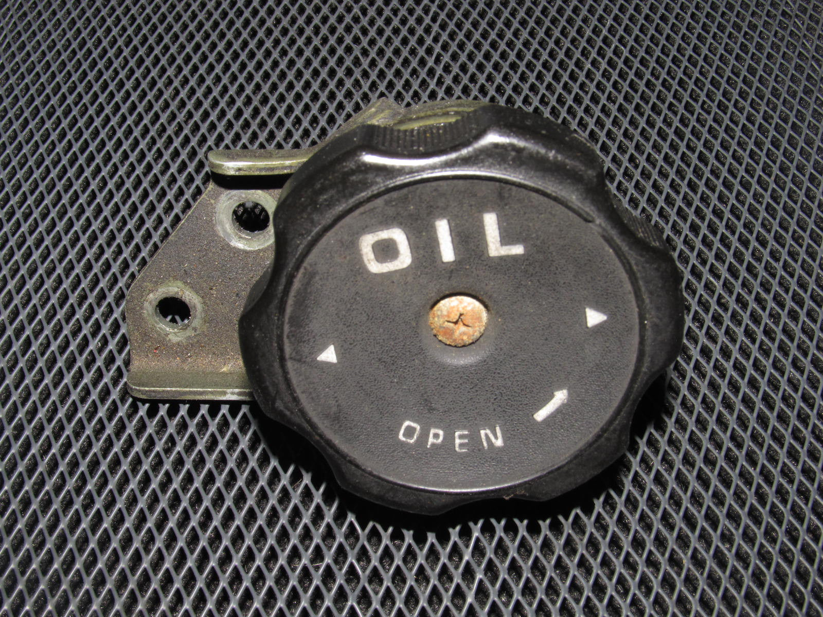 88-91 Mitsubishi Montero OEM Oil Cap with Adapter Bracket