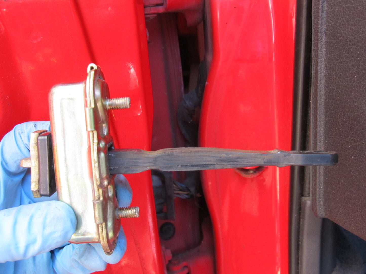 94 95 96 97 Mitsubishi 3000GT OEM Front Door Stopper Check - Left