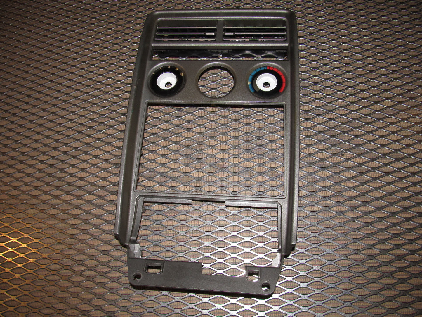 84 85 Mazda RX7 OEM Dash Stereo Climate Control Bezel Cover