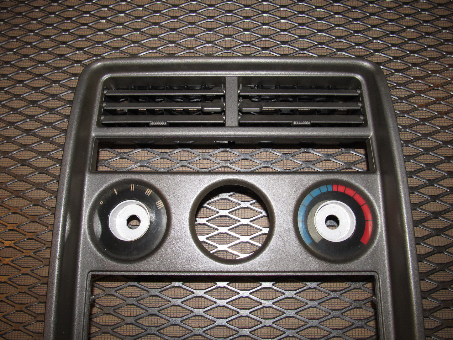 84 85 Mazda RX7 OEM Dash Stereo Climate Control Bezel Cover