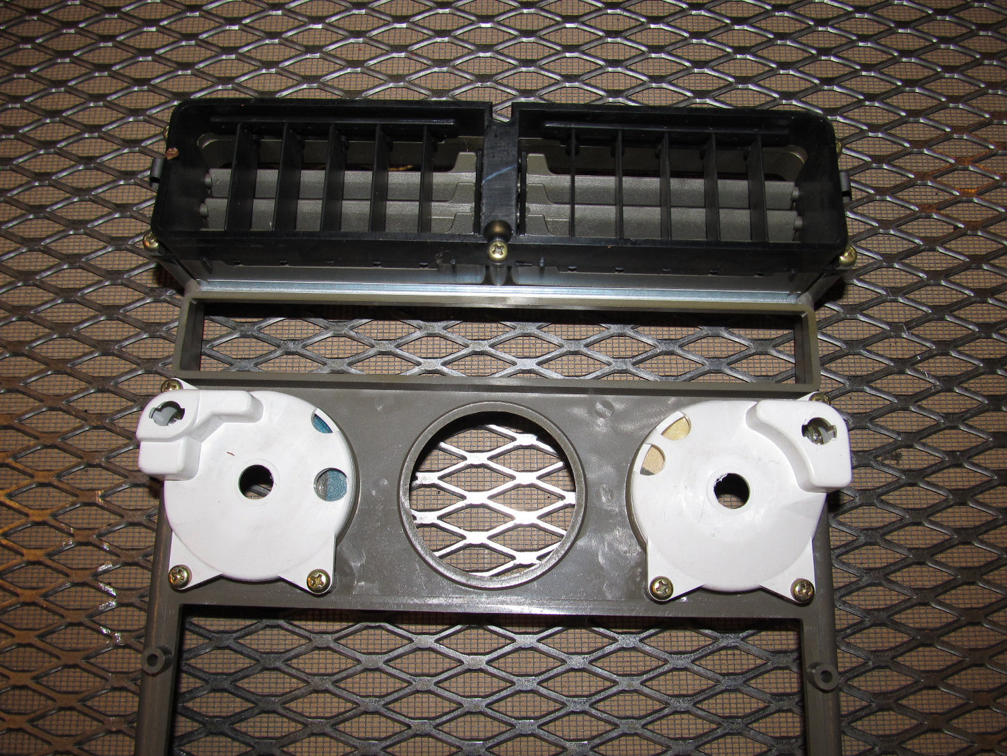 84 85 Mazda RX7 OEM Dash Stereo Climate Control Bezel Cover