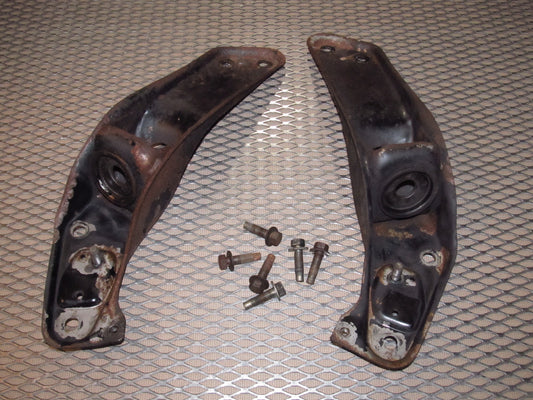 79 80 Datsun 280zx OEM Control Arm Tension Rod Bracket - Front Set