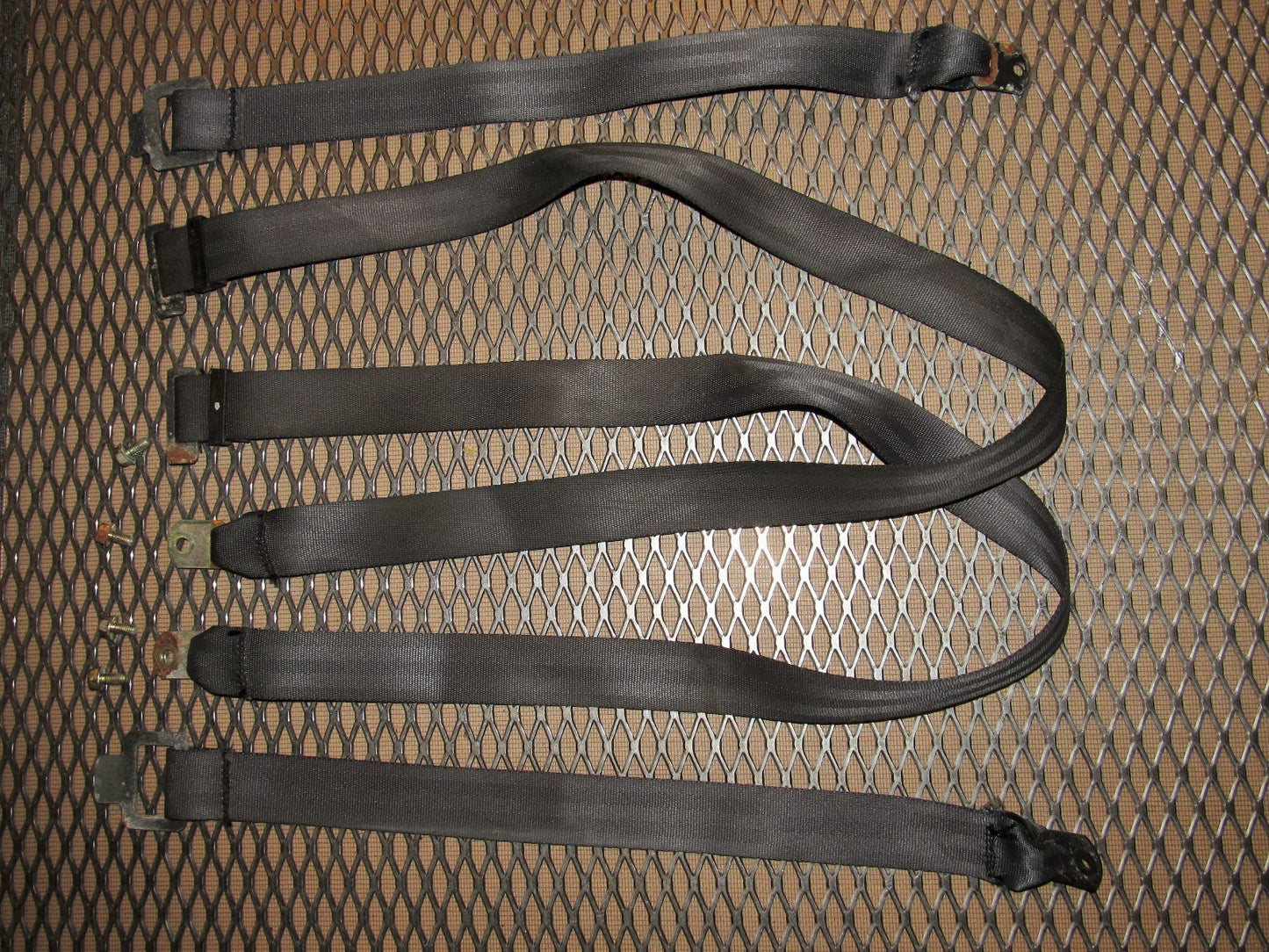 84 85 Mazda RX7 OEM Interior Trunk Belt Set