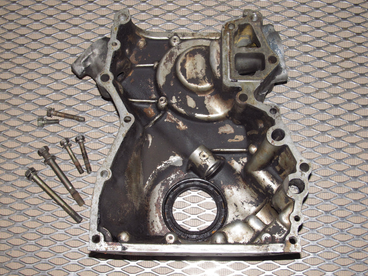 79 80 Datsun 280zx OEM Engine Front Cover Water Pump Housing
