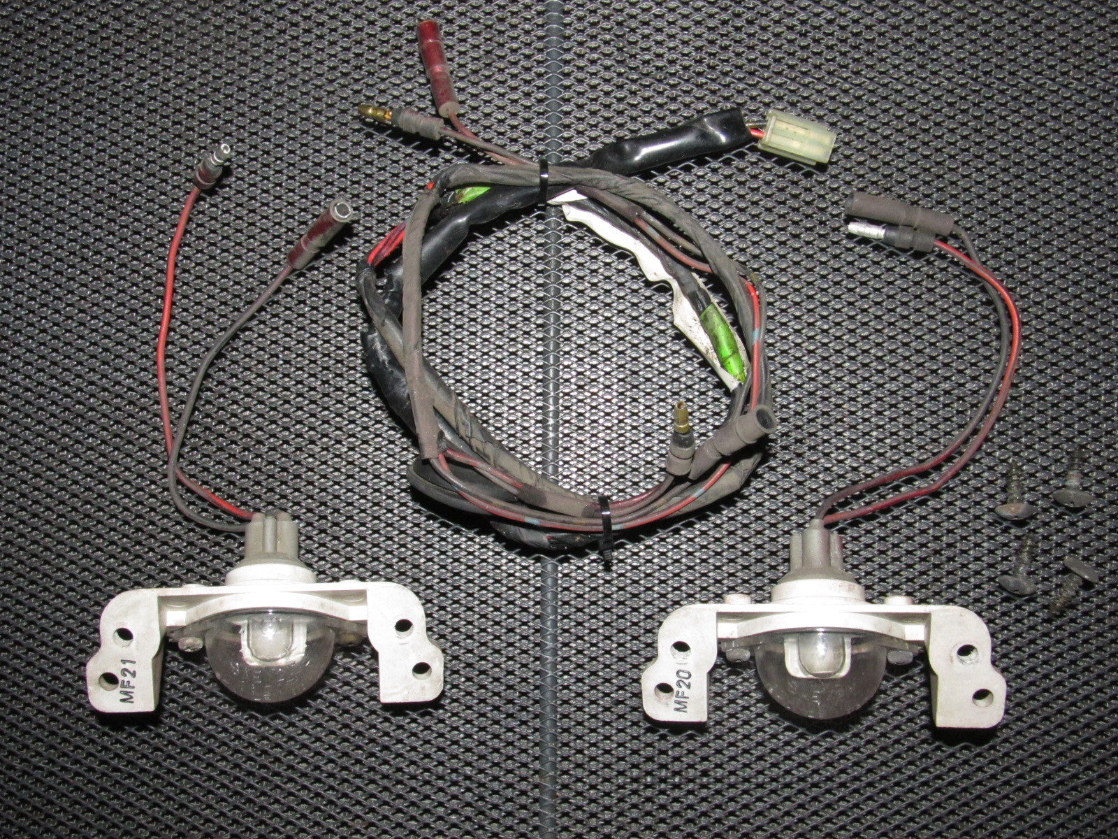 88 89 90 91 Honda CRX OEM CRX License Plate Light & Harness - Set