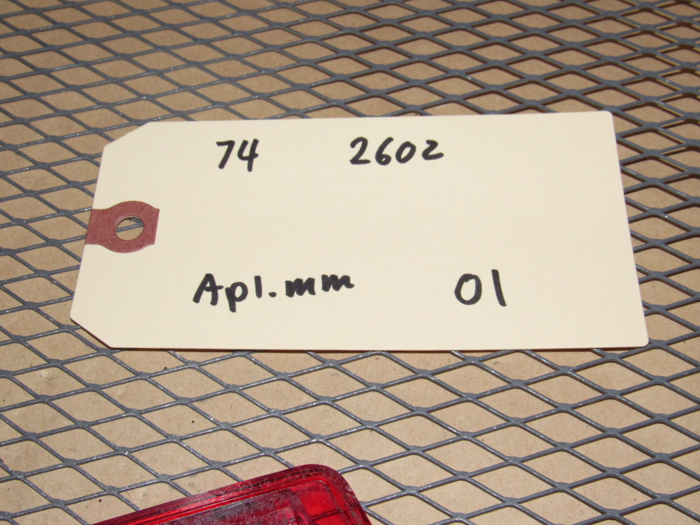 74 75 Datsun 260z OEM Rear Side Marker Light Lamp Lens