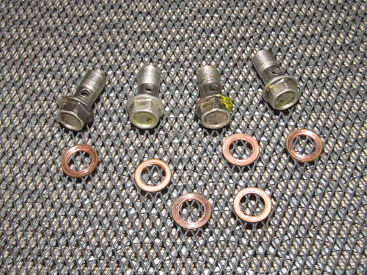 90-93 Mazda Miata OEM Brake Hose Banjo Bolt Set