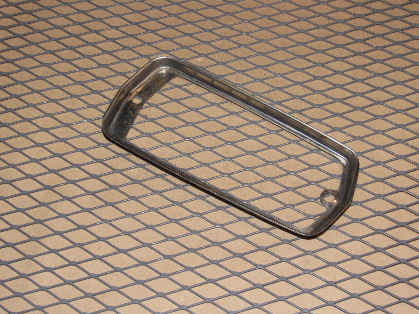 74 75 Datsun 260z OEM Rear Side Marker Light Lamp Chrome Bezel