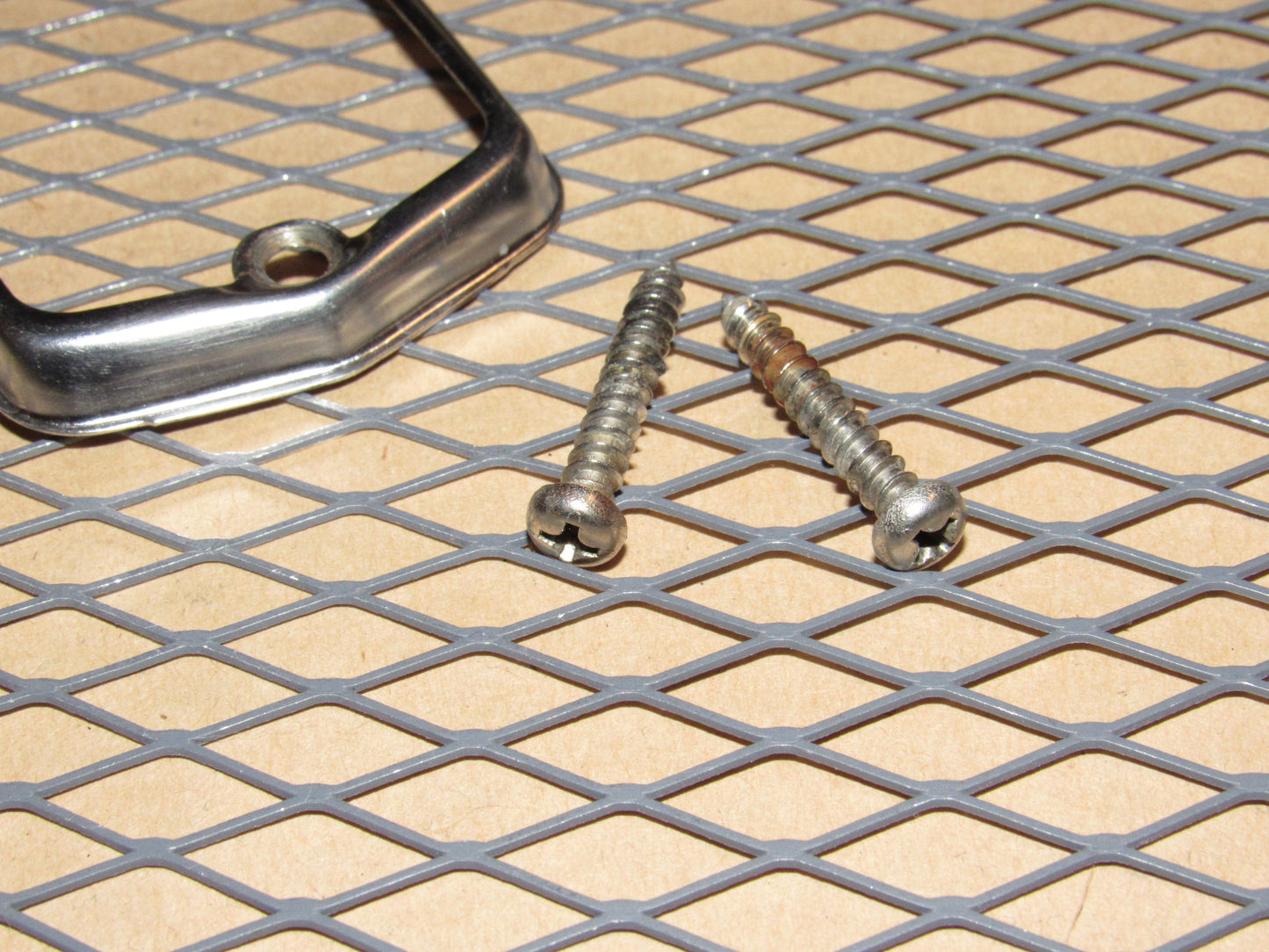 74 75 Datsun 260z OEM Rear Side Marker Light Lamp Chrome Bezel