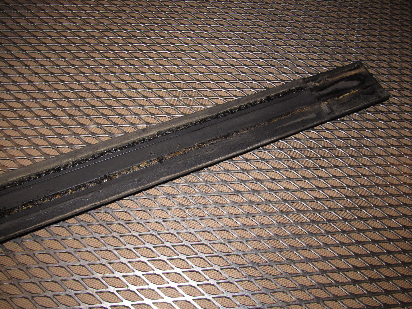 84 85 Mazda RX7 OEM Exterior Door Moulding - Left