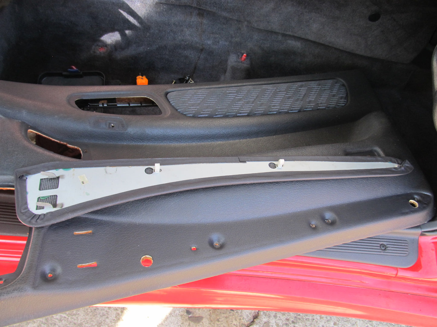 94 95 96 97 Mitsubishi 3000GT OEM Door Panel Lower Carpet Panel - Right