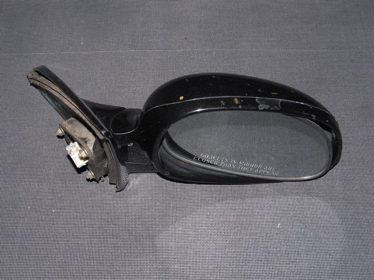 92-95 Honda Civic OEM Black Exterior Mirror - Passenger's Side - Right