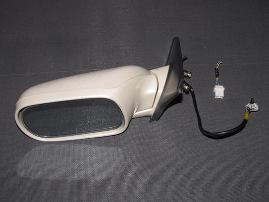 90-96 Nissan 300zx OEM Pearl White Exterior Mirror - Driver Side - Left