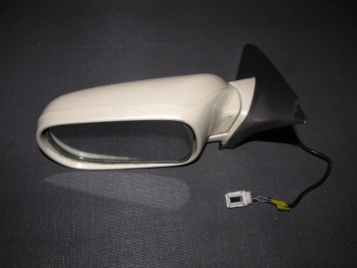 90-96 Nissan 300zx OEM Pearl White Exterior Mirror - Driver Side - Left