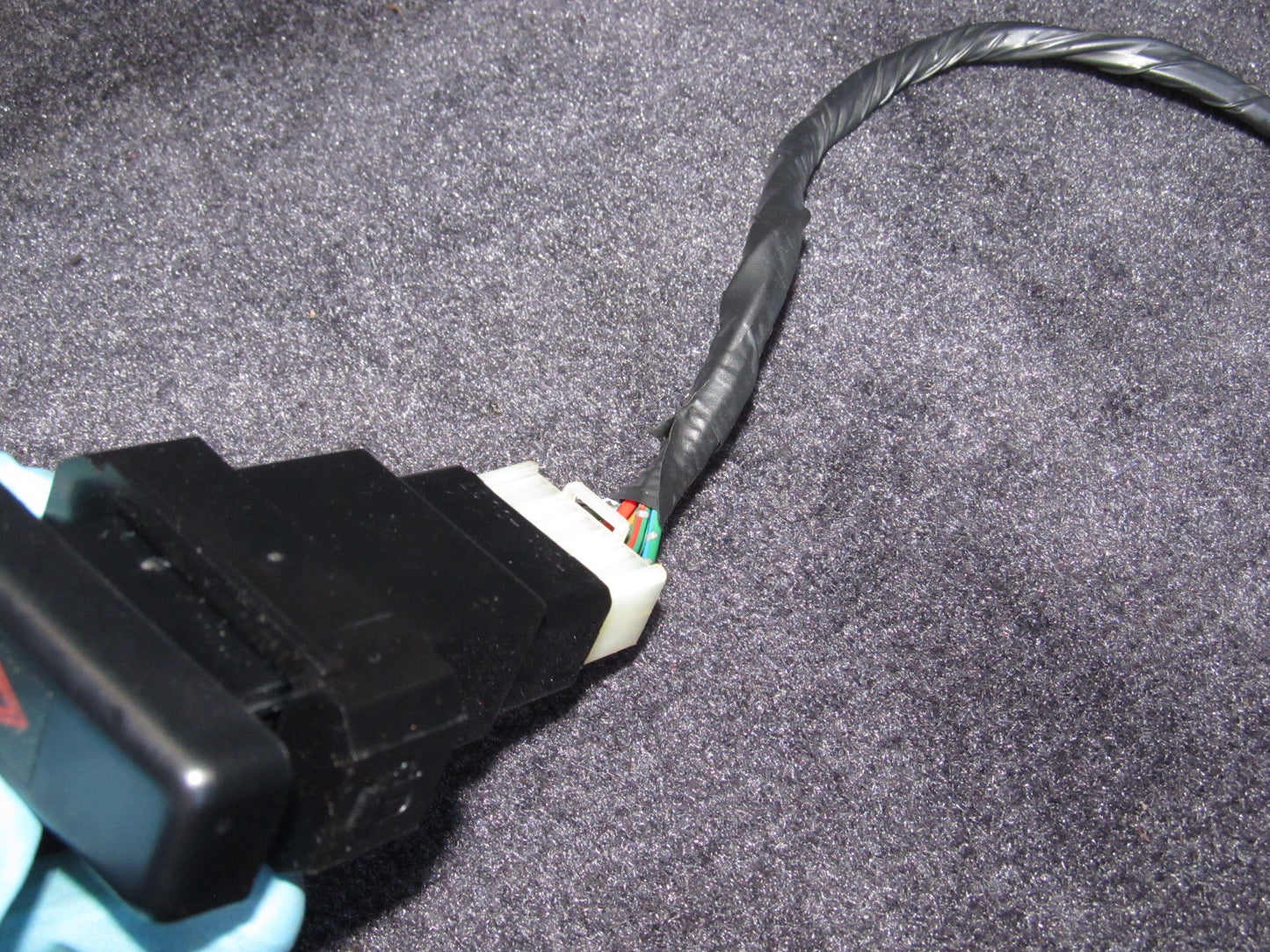 94 95 96 97 Mitsubishi 3000GT OEM Dash Hazard Light Switch Pigtail Harness