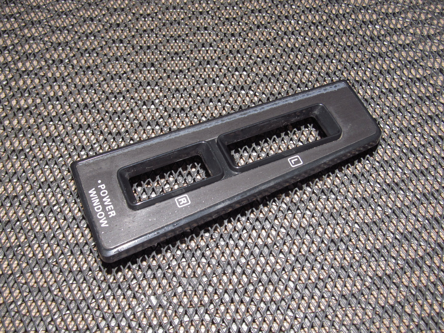 1987-1989 Nissan 300zx OEM Window Switch Bezel Cover - Left