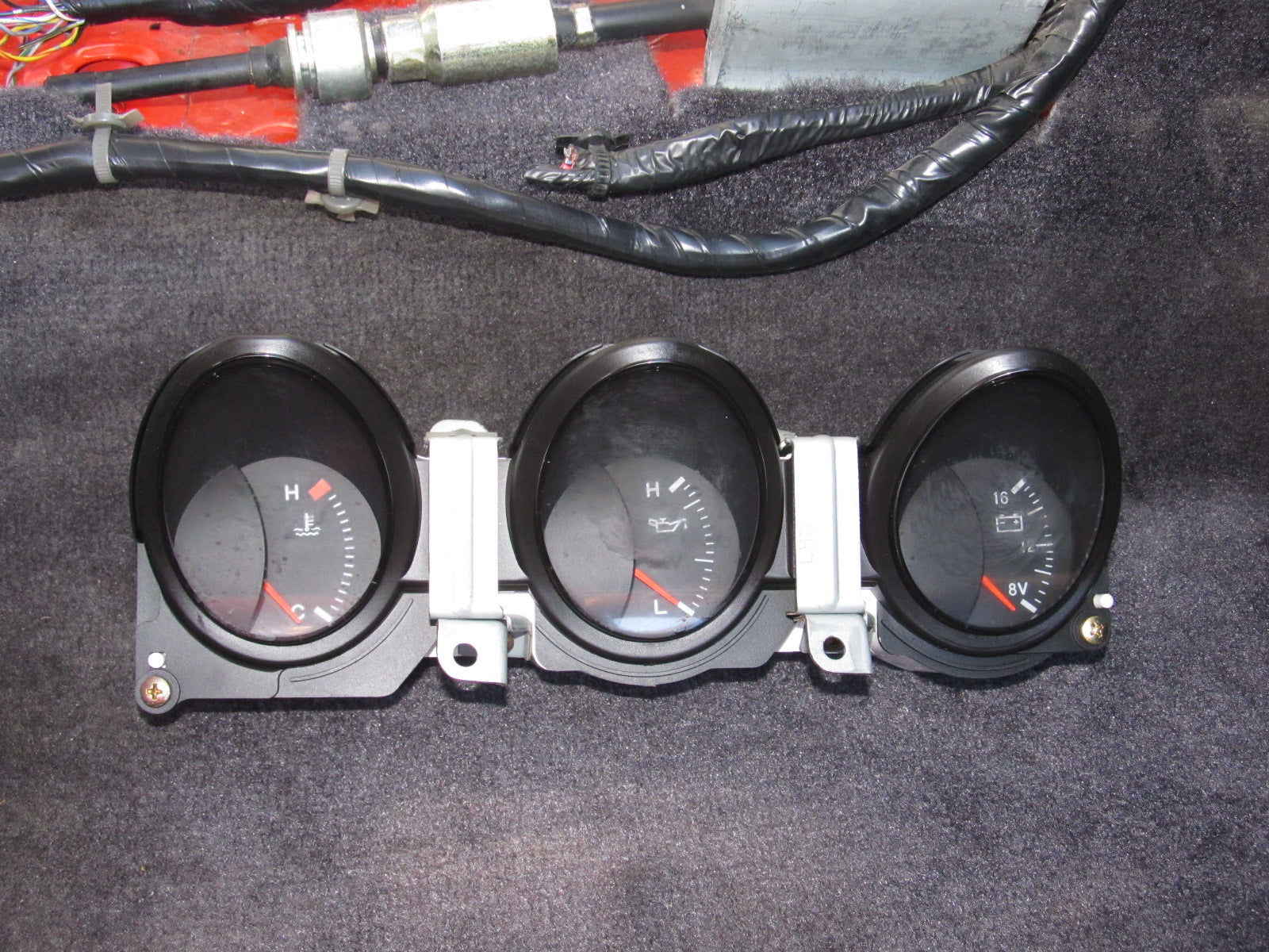 94 95 96 97 Mitsubishi 3000GT OEM Dash Coolant Oil Temperature & Battery Gauge
