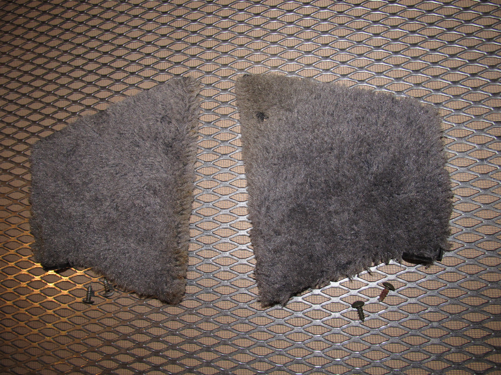 84 85 Mazda RX7 OEM Center Console Side Carpet Cover - Set