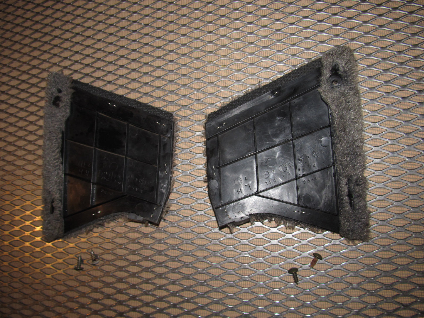 84 85 Mazda RX7 OEM Center Console Side Carpet Cover - Set