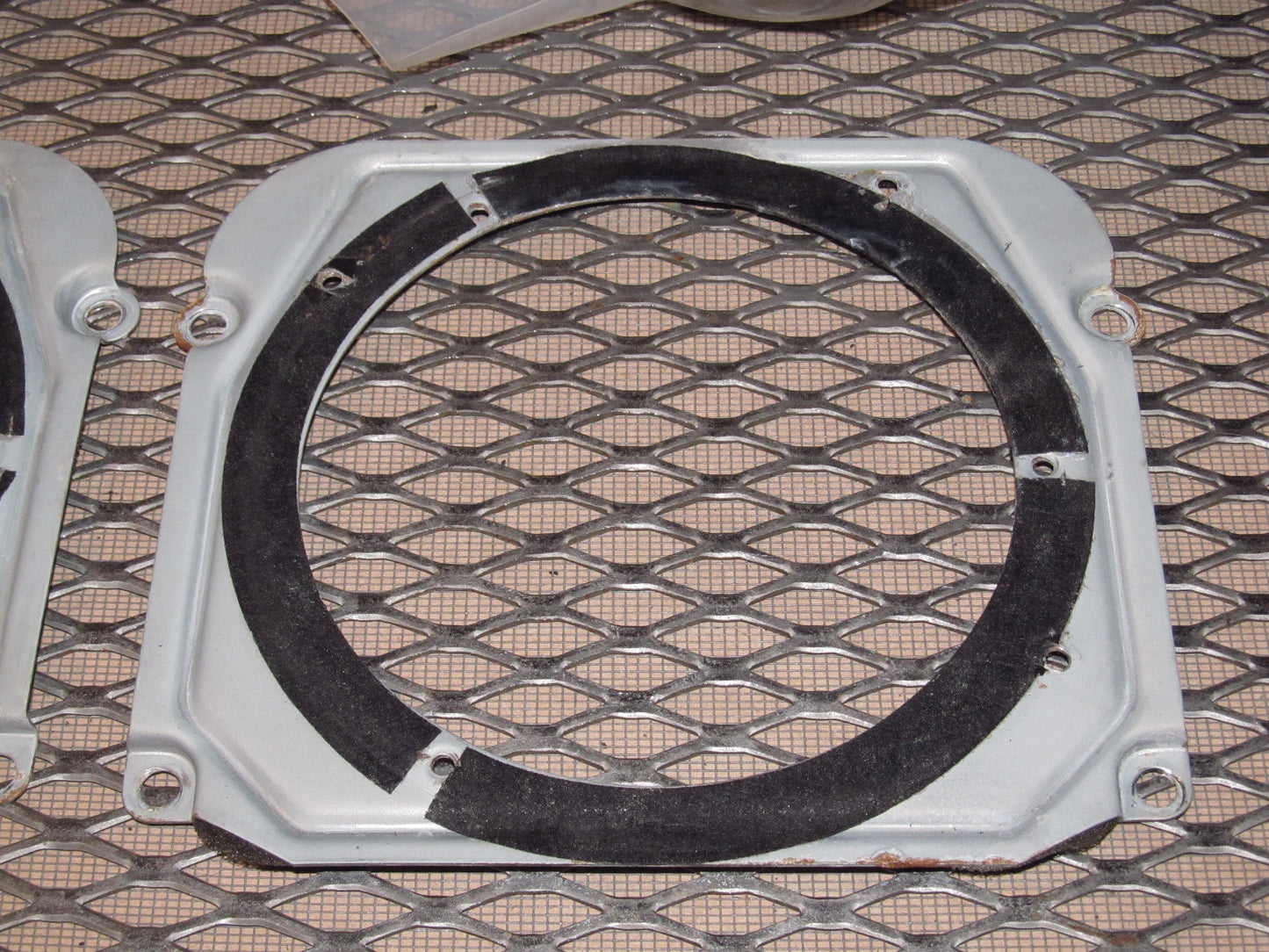 87 88 89 Nissan 300zx OEM Front Door Speaker Mounting Bracket & Cover