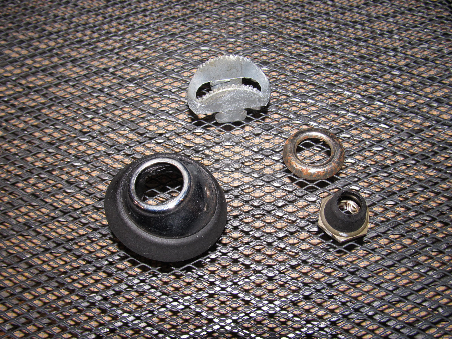 84 85 Mazda RX7 OEM Antenna Ring & Bezel Trim