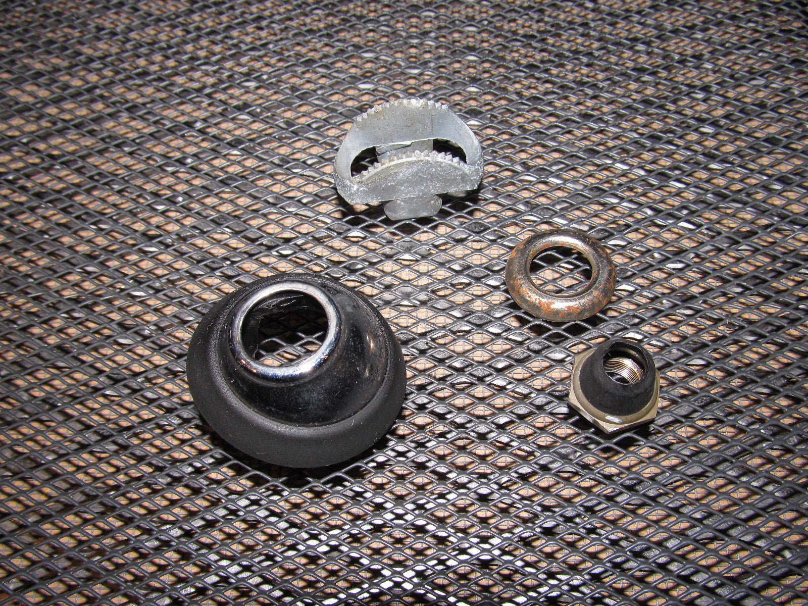 84 85 Mazda RX7 OEM Antenna Ring & Bezel Trim