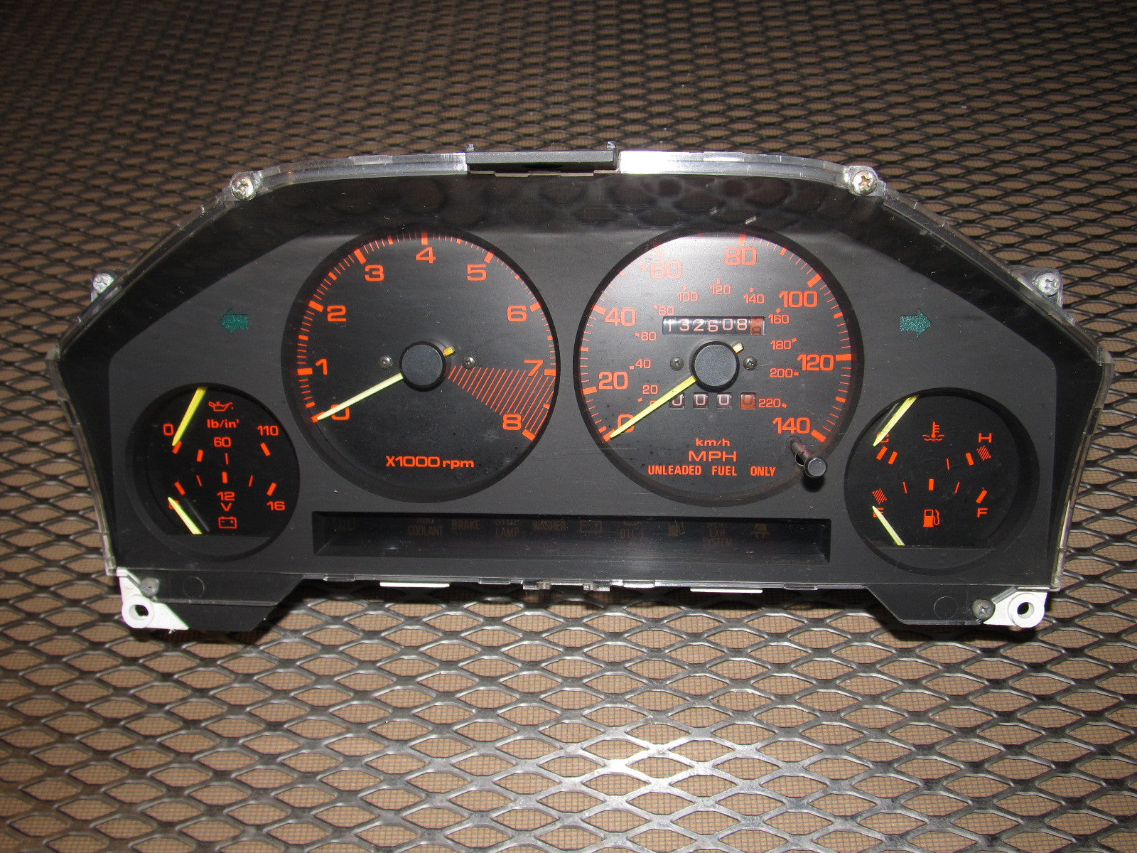 84 85 Mazda RX7 OEM Speedometer Cluster - 12A M/T