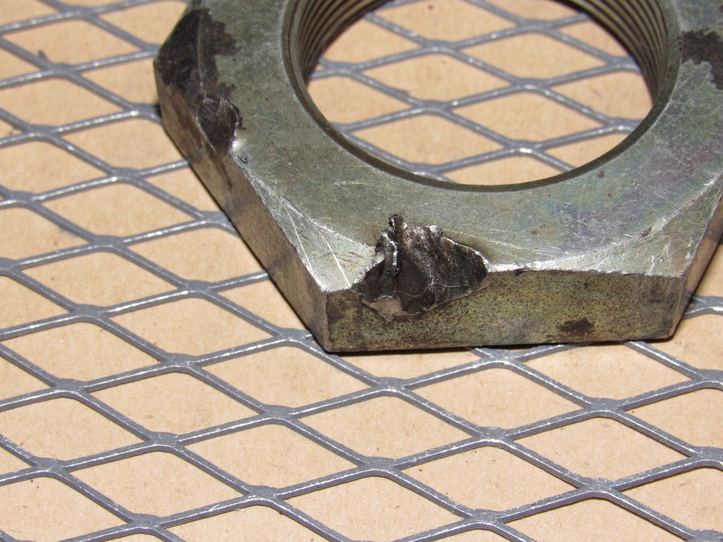 86 87 88 Mazda RX7 OEM Engine Eccentric Shaft Flywheel Mounting Lock Nut