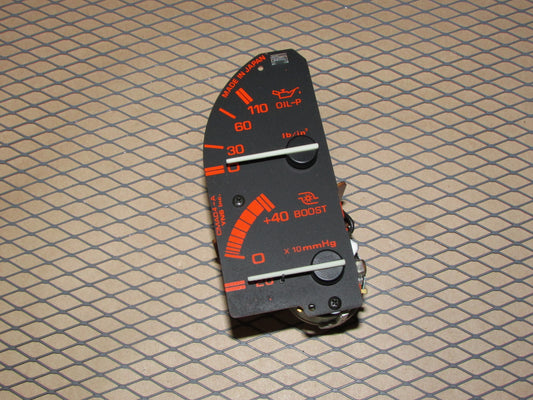 87 88 Mazda RX7 Turbo OEM Cluster Oil Gauge & Turbo Gauge Meter
