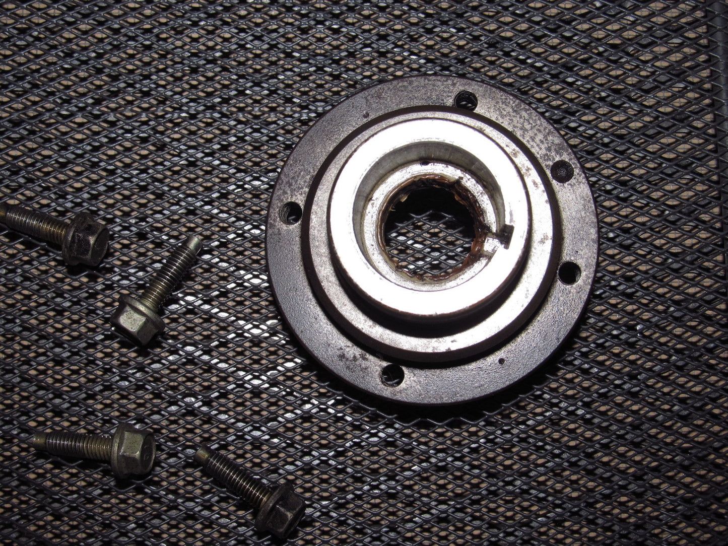 04 05 06 07 08 Mazda RX8 OEM Crankshaft Pulley Mount Adapter