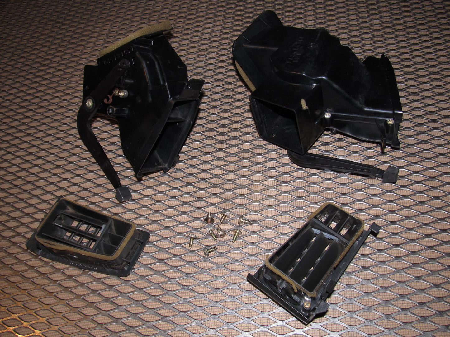 84 85 Mazda RX7 OEM Dash Heater A/C Vent Set