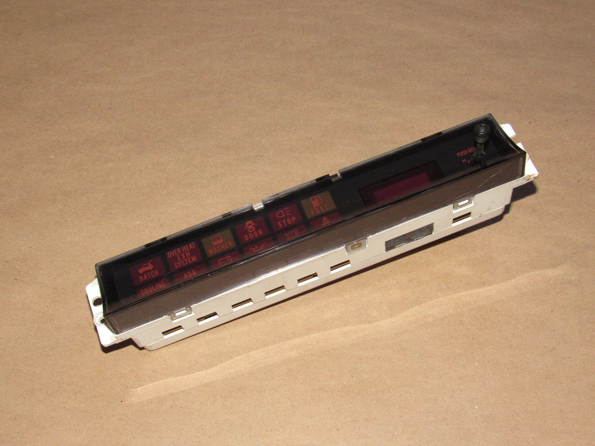 86 87 Mazda RX7 OEM Dash Clock Warning Cluster Light Unit