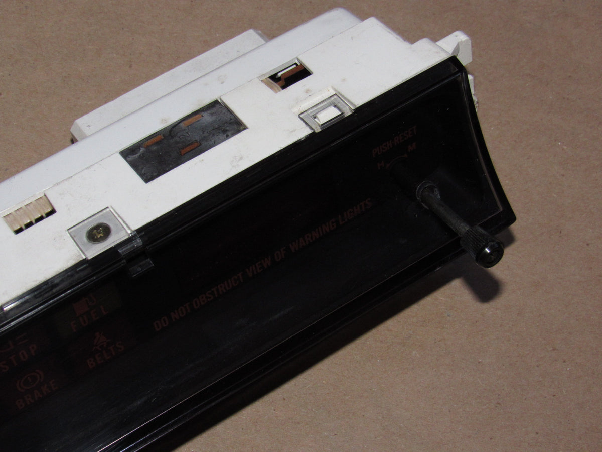 86 87 Mazda RX7 OEM Dash Clock Warning Cluster Light Unit