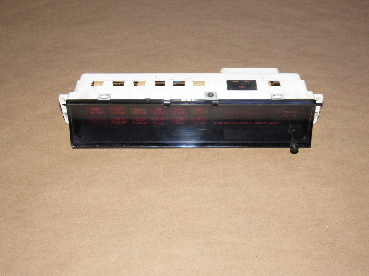 86 87 Mazda RX7 OEM Dash Clock Warning Cluster Light Unit