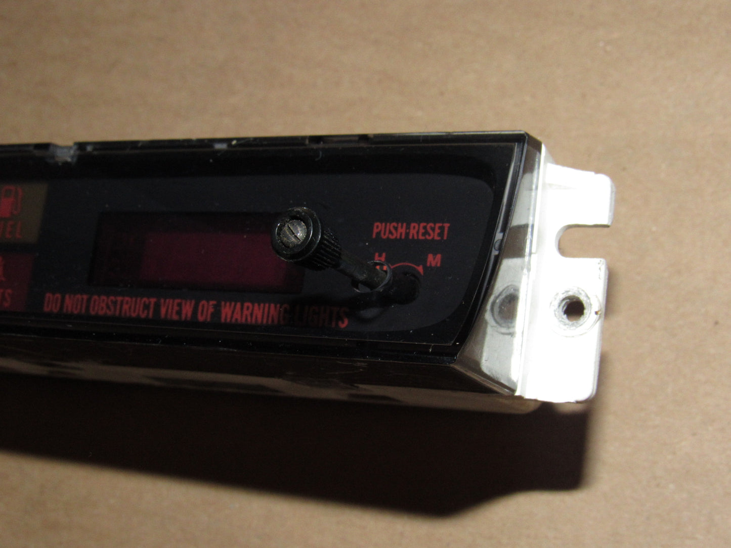 86 87 Mazda RX7 OEM Dash Clock Warning Cluster Light Unit