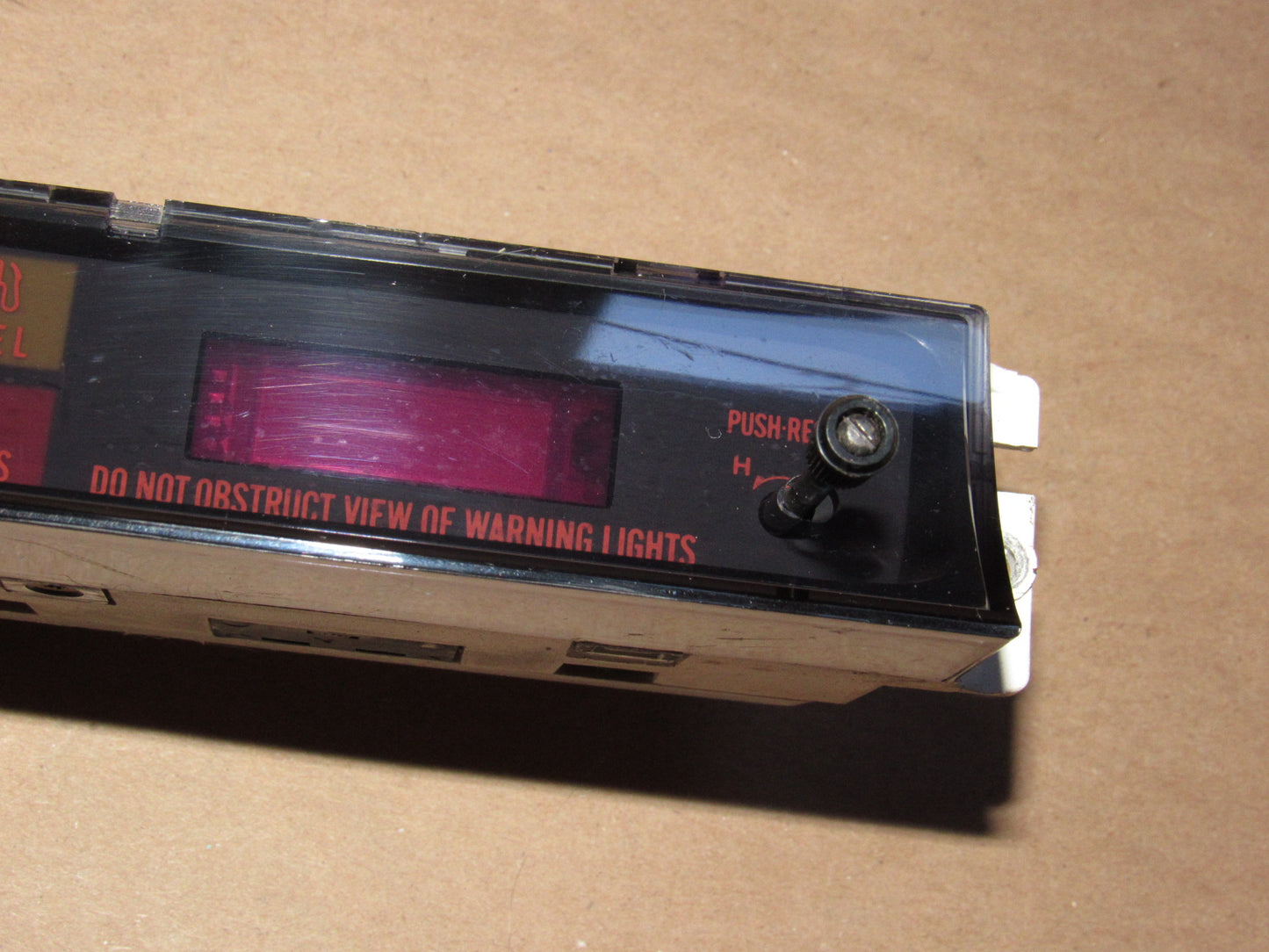 86 87 Mazda RX7 OEM Dash Clock Warning Cluster Light Unit