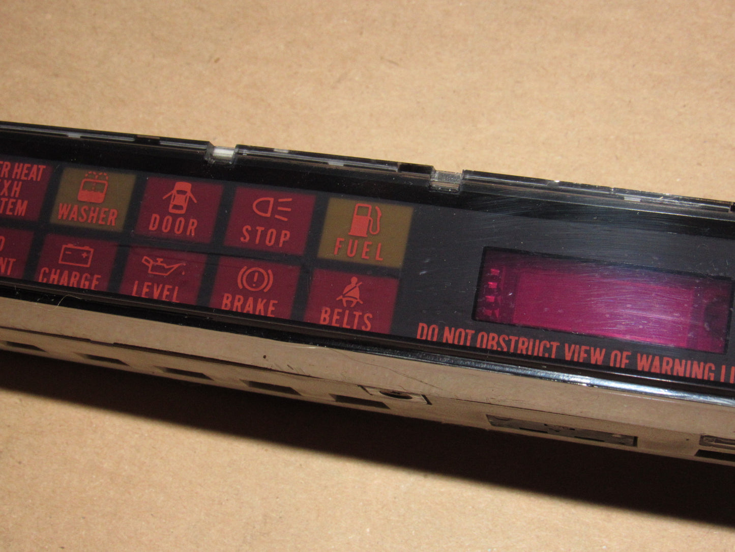 86 87 Mazda RX7 OEM Dash Clock Warning Cluster Light Unit